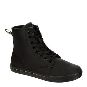 Canvas DR.MARTENS WOMENS LACE-UP BOOT SNEAKER - BLACK